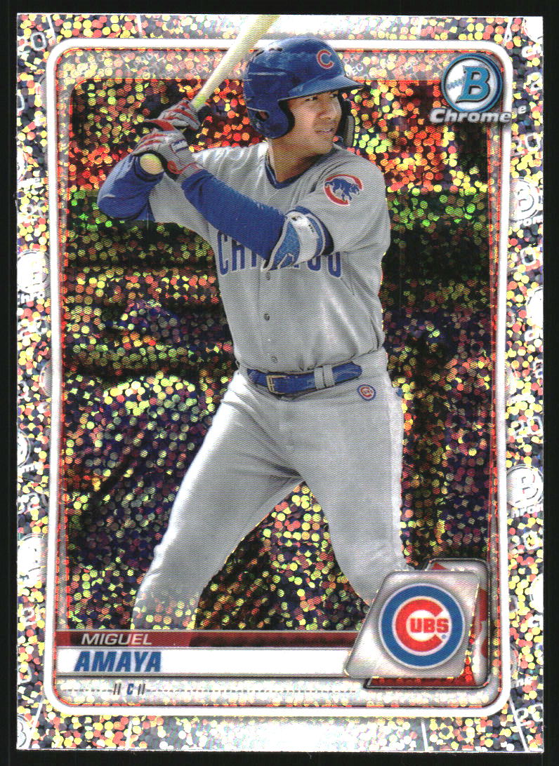 2020 Bowman Chrome Draft Sparkle Refractors #BD80 Miguel Amaya