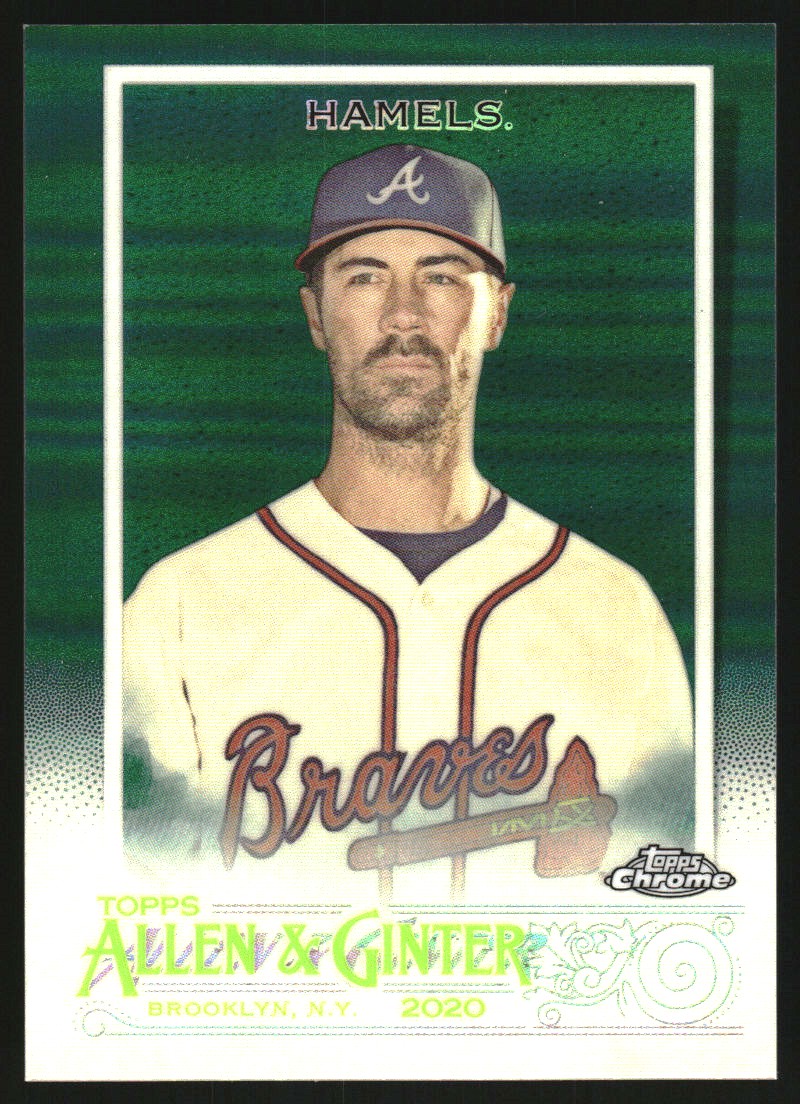 2020 Topps Allen and Ginter Chrome Green Refractors #163 Cole Hamels