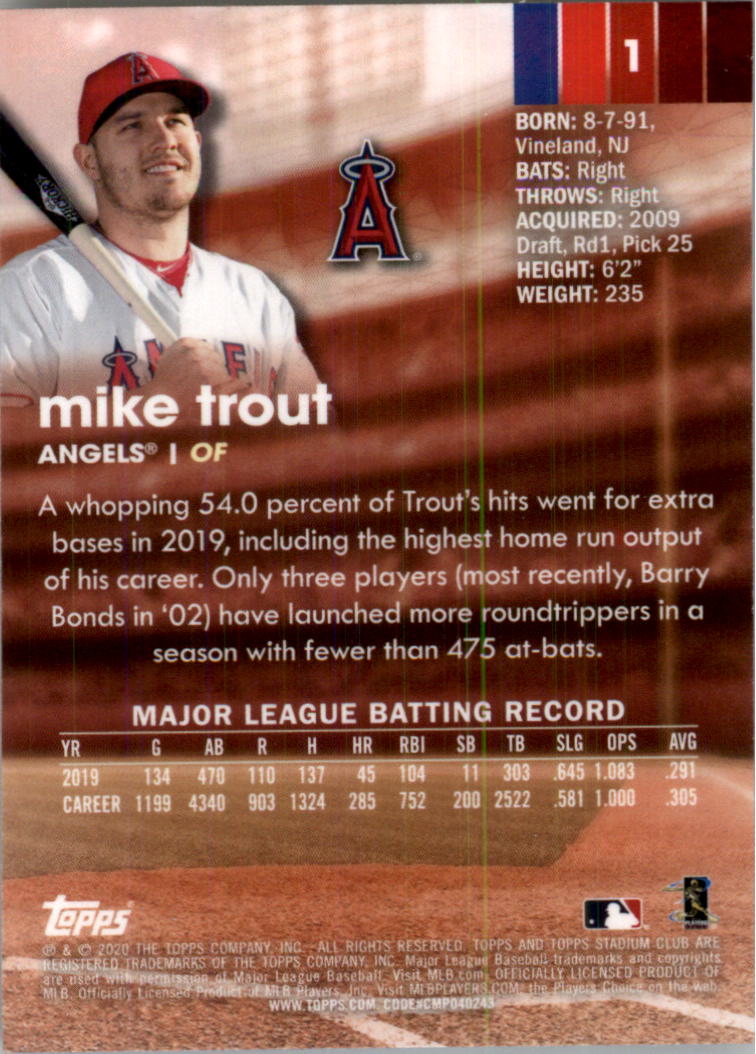 2020 Stadium Club Chrome Baseball Card Pick 1-250 - Picture 3 of 387