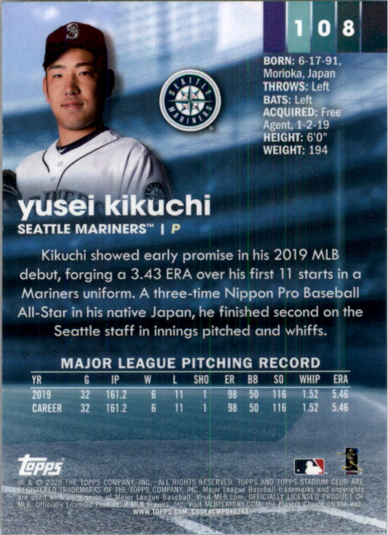 2020 Stadium Club Chrome Baseball Card Pick 1-250 - Picture 167 of 387