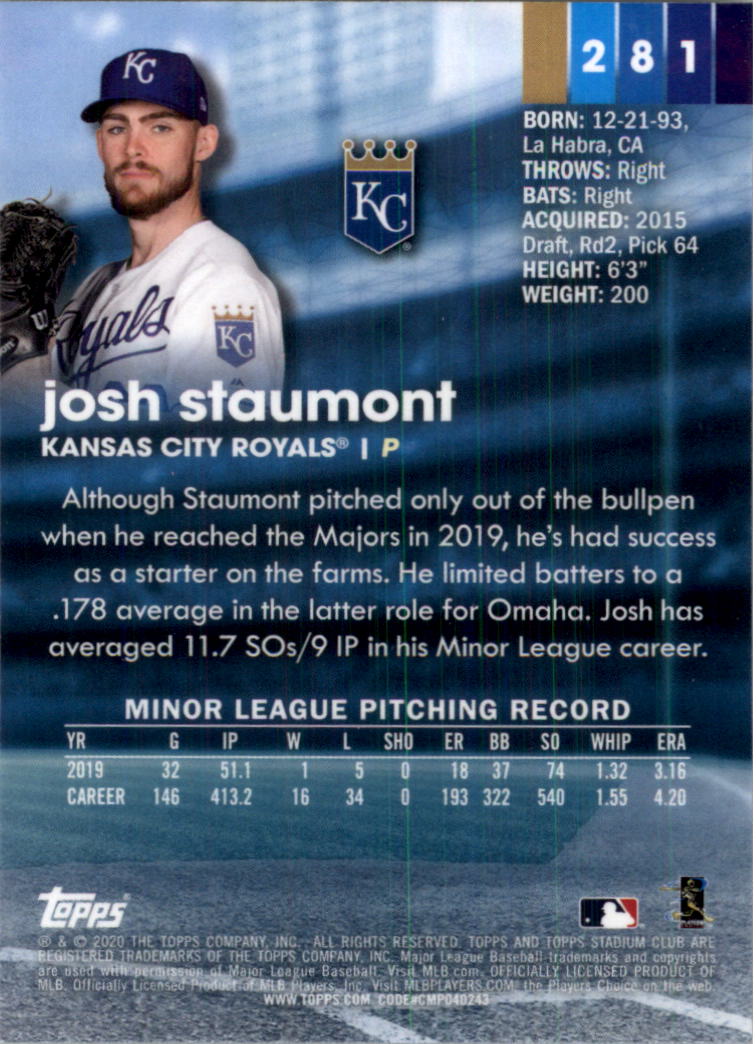 2020 Stadium Club Chrome Baseball Card Pick (Base) 144-400