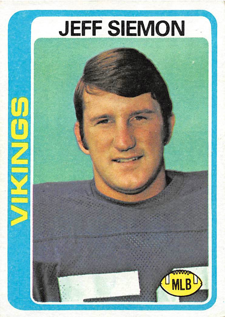 1978 Topps #58 Jeff Siemon