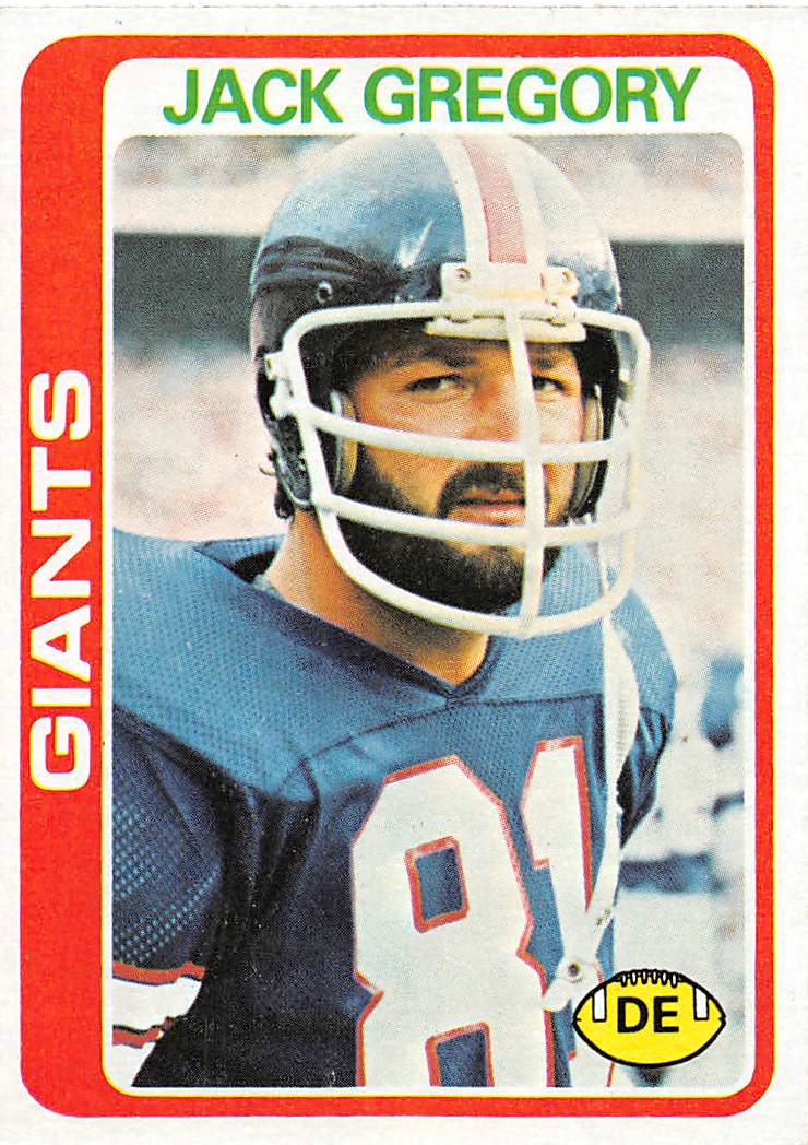 1978 Topps #159 Jack Gregory