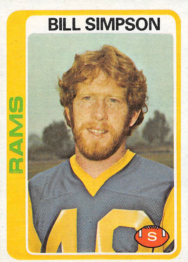 1978 Topps #209 Bill Simpson