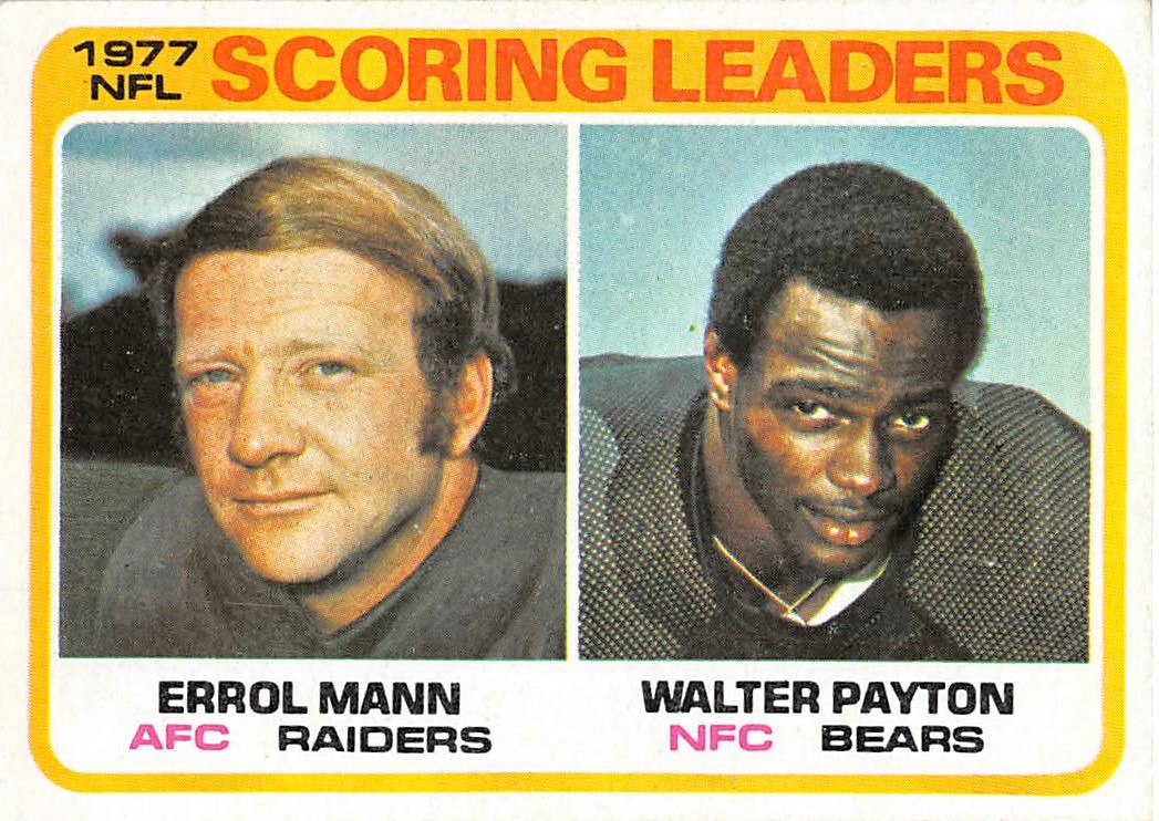 1978 Topps #334 W.Payton/E.Mann LL