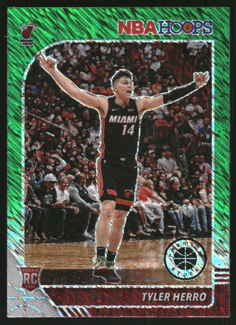 2023-24 Topps Chrome Blue Lava Refractors #14 Tyler Herro on 