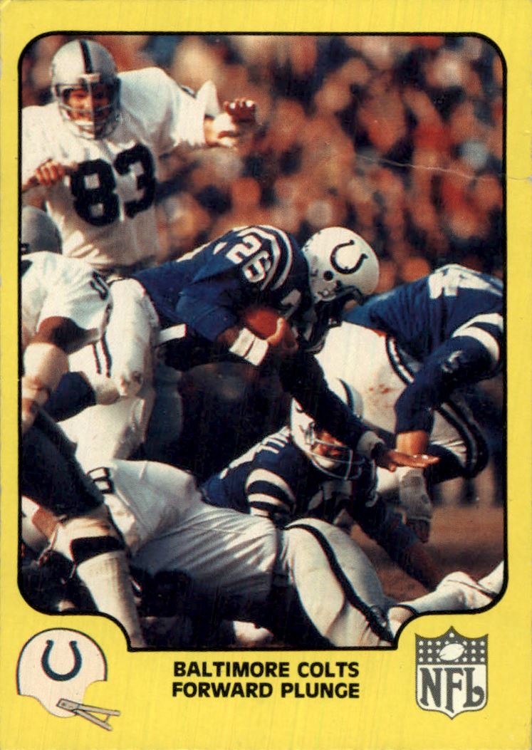 1978 Fleer Team Action #3 Baltimore Colts