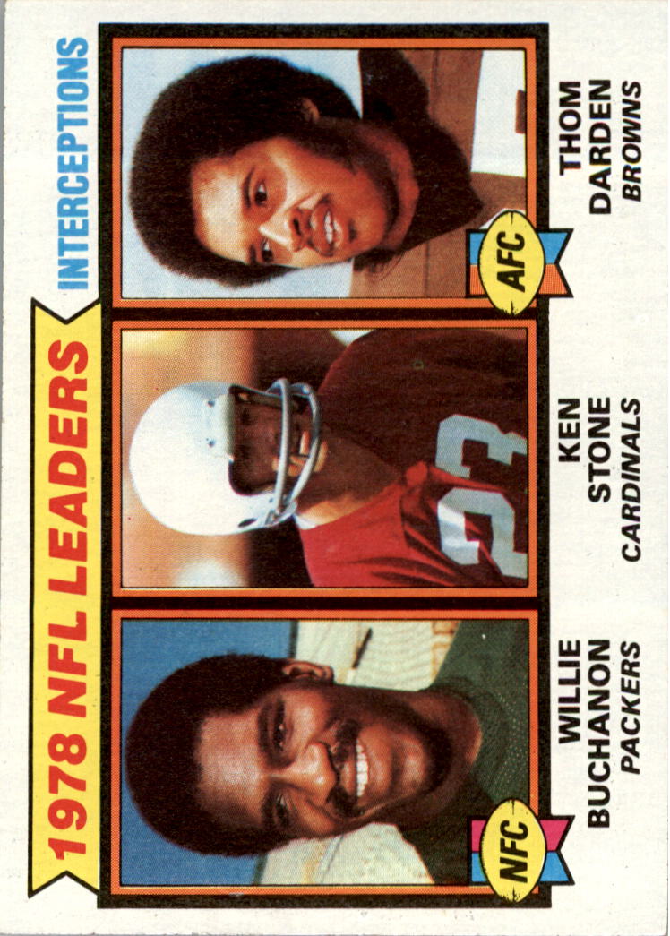 1979 Topps #5 Interception Leaders/Willie Buchanon/Ken Stone/Thom Darden