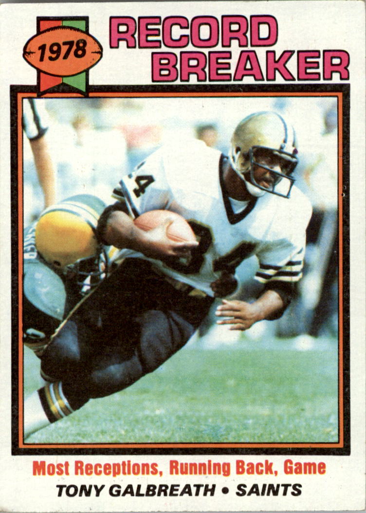 1979 Topps #332 Tony Galbreath RB/Most Receptions&/Running Back& Game