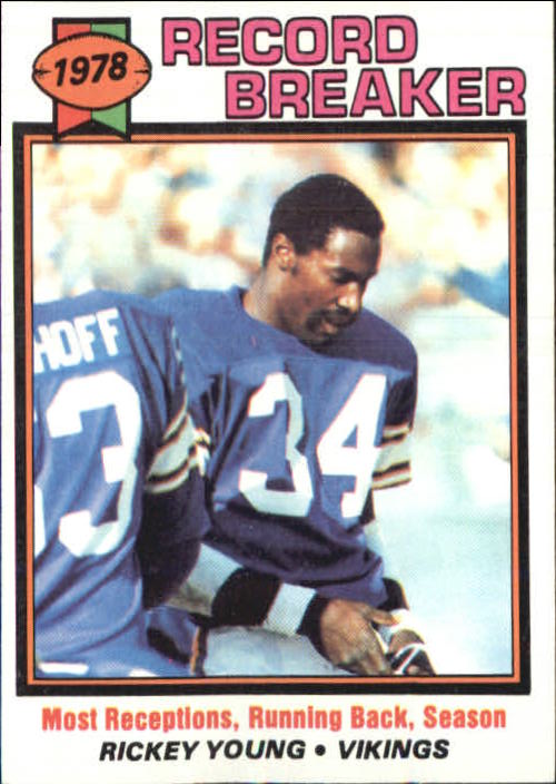 1979 Topps #336 Rickey Young RB/Most Receptions&/Running Back& Season