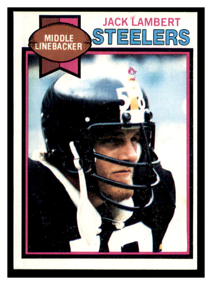 1982 Topps Jack Lambert Pittsburgh Steelers