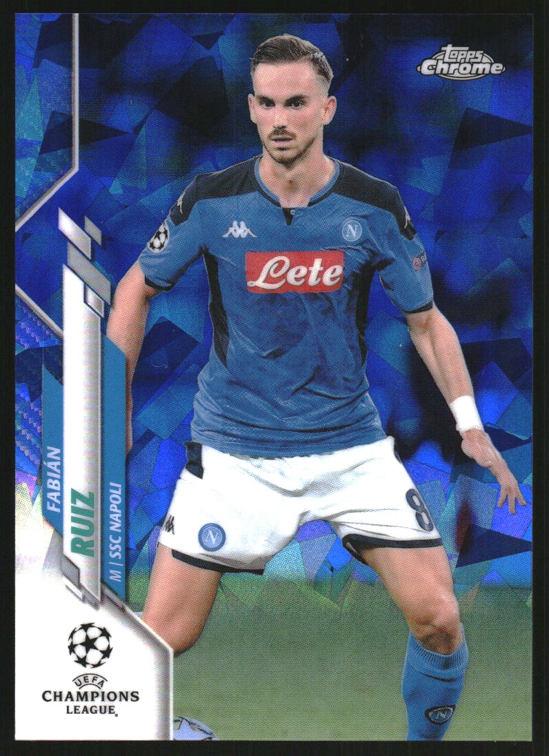 2019-20 Topps Chrome Sapphire UEFA Champions League #41 Fabian Ruiz