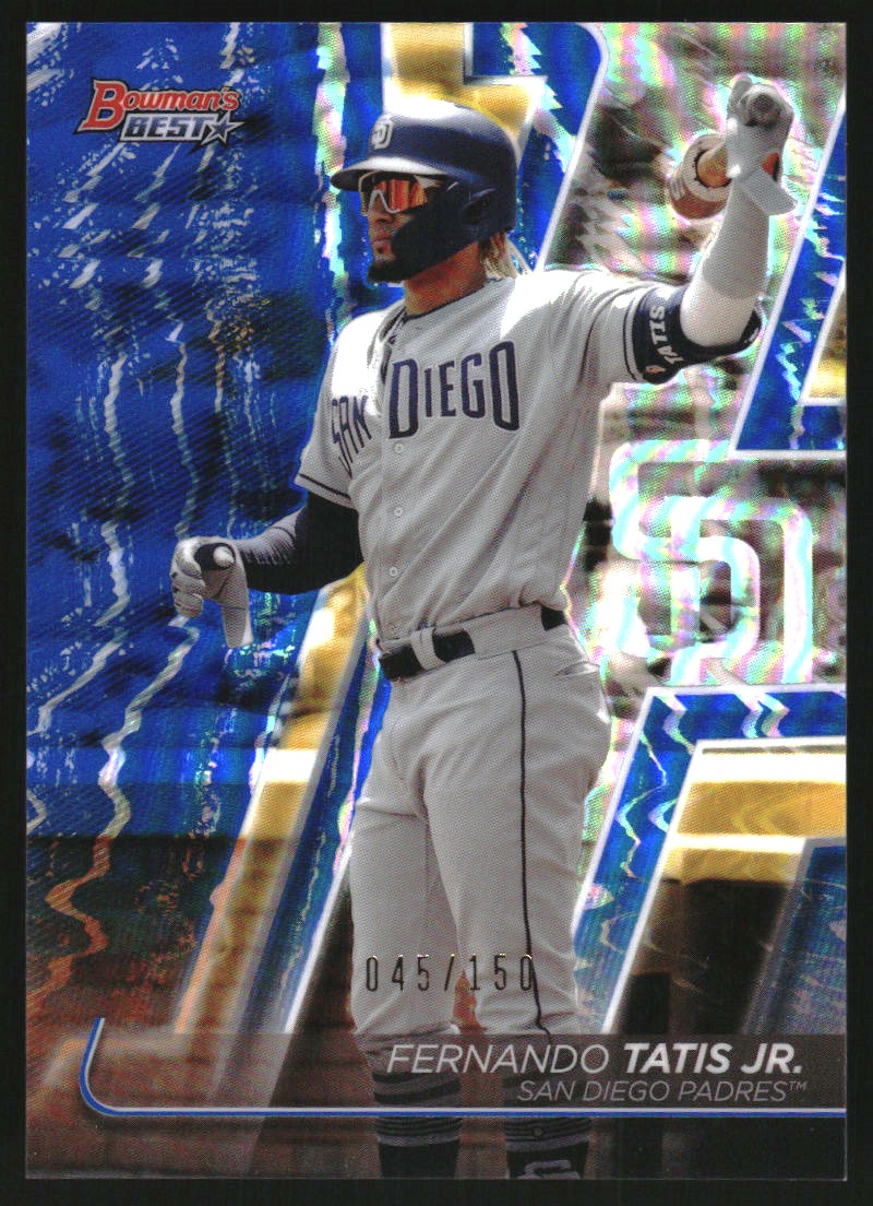 2020 Bowman's Best Blue Refractors #3 Fernando Tatis Jr.