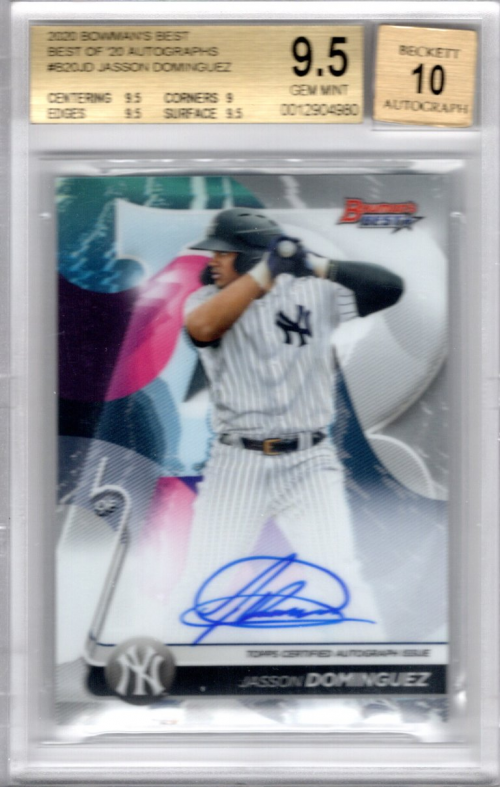 2020 Bowman's Best Best of '20 Autographs #B20JD Jasson Dominguez