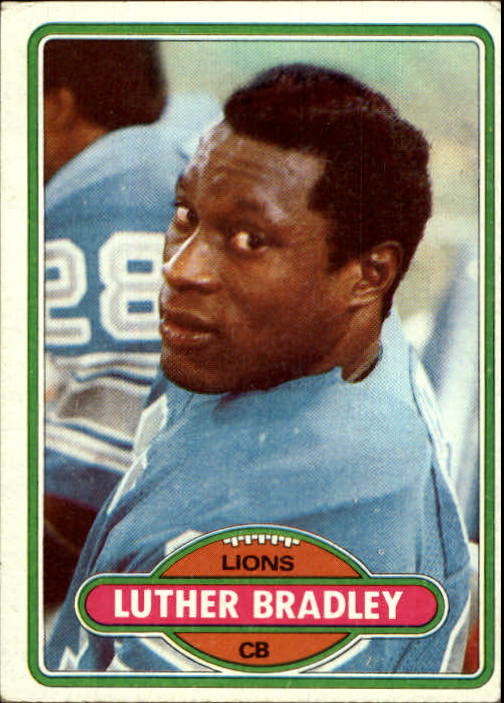 1980 Topps #103 Luther Bradley RC