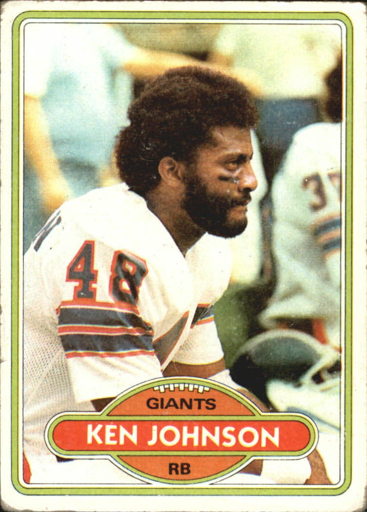 1980 Topps #184 Ken Johnson RB