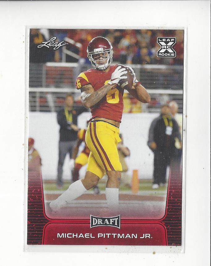 2020 Leaf Draft Red #49 Michael Pittman Jr.