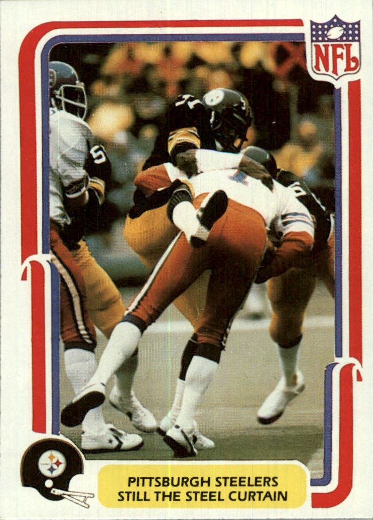 1980 Fleer Team Action #44 Pittsburgh Steelers/Still The Steel