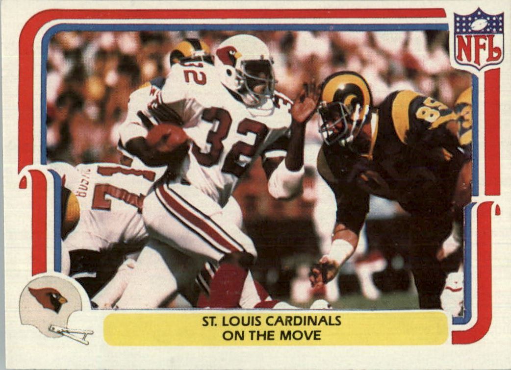 1980 Fleer Team Action #45 St. Louis Cardinals/On The Move/(Ottis Anderson)