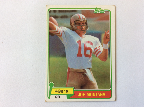 1981 Topps #216 Joe Montana RC