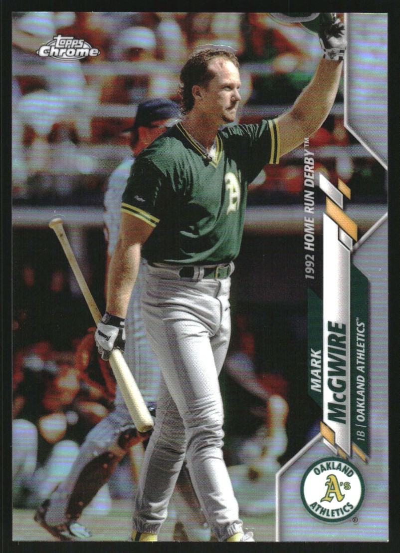 2020 Topps Chrome Update Refractors #U95 Mark McGwire HRD