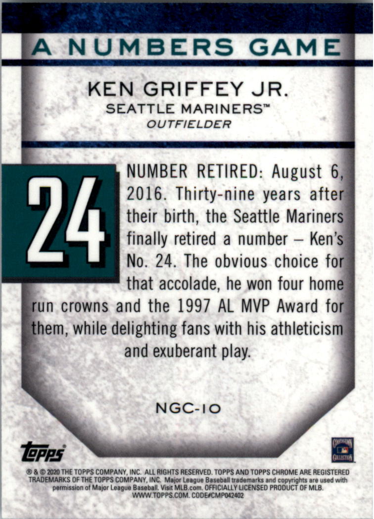 2020 Topps Chrome Update A Numbers Game YOU PICK - Picture 17 of 33