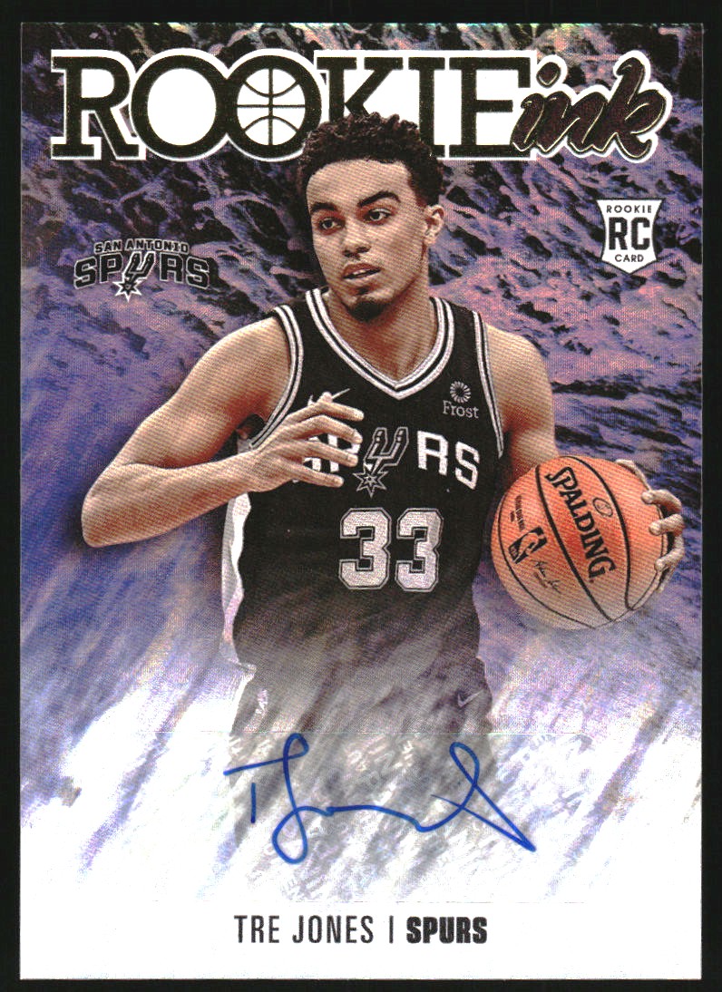 2020-21 Hoops Rookie Ink #1 Tre Jones - NM-MT