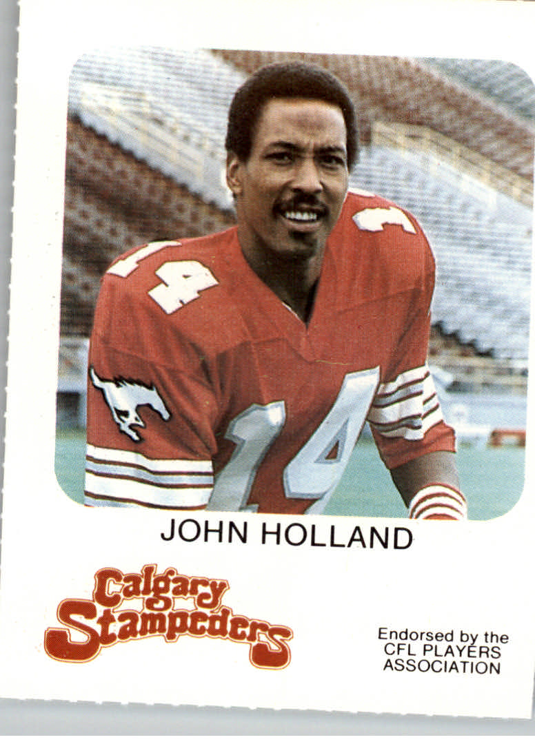 1981 Calgary Stampeders Red Rooster #13 John Holland