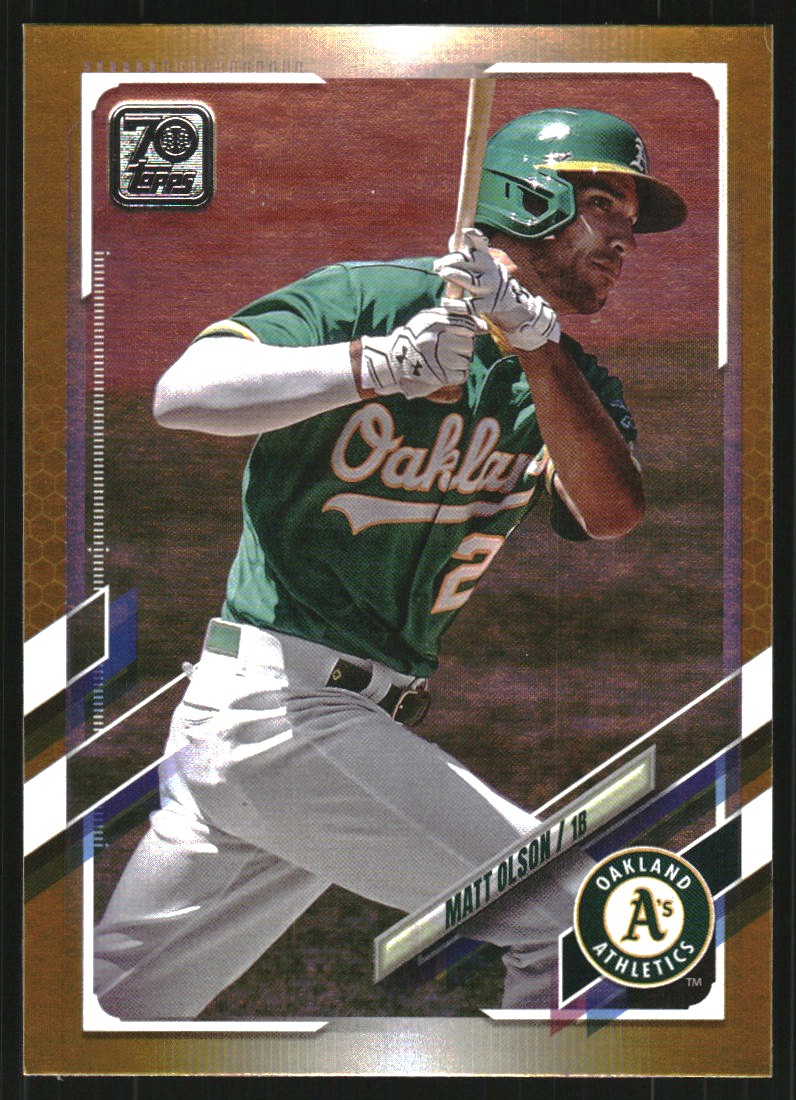 2021 Topps Gold Foil #218 Matt Olson