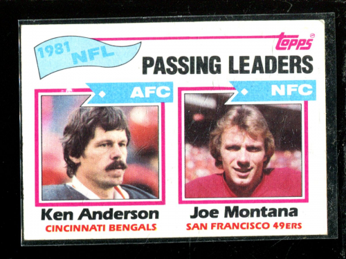 1982 Topps #257 Passing Leaders/Ken Anderson/Joe Montana