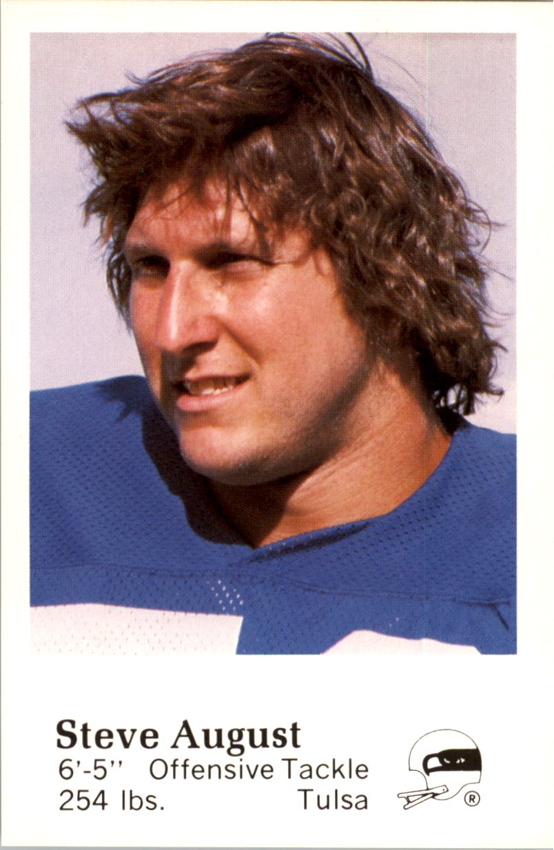 1982 Seahawks Police #15 Steve August