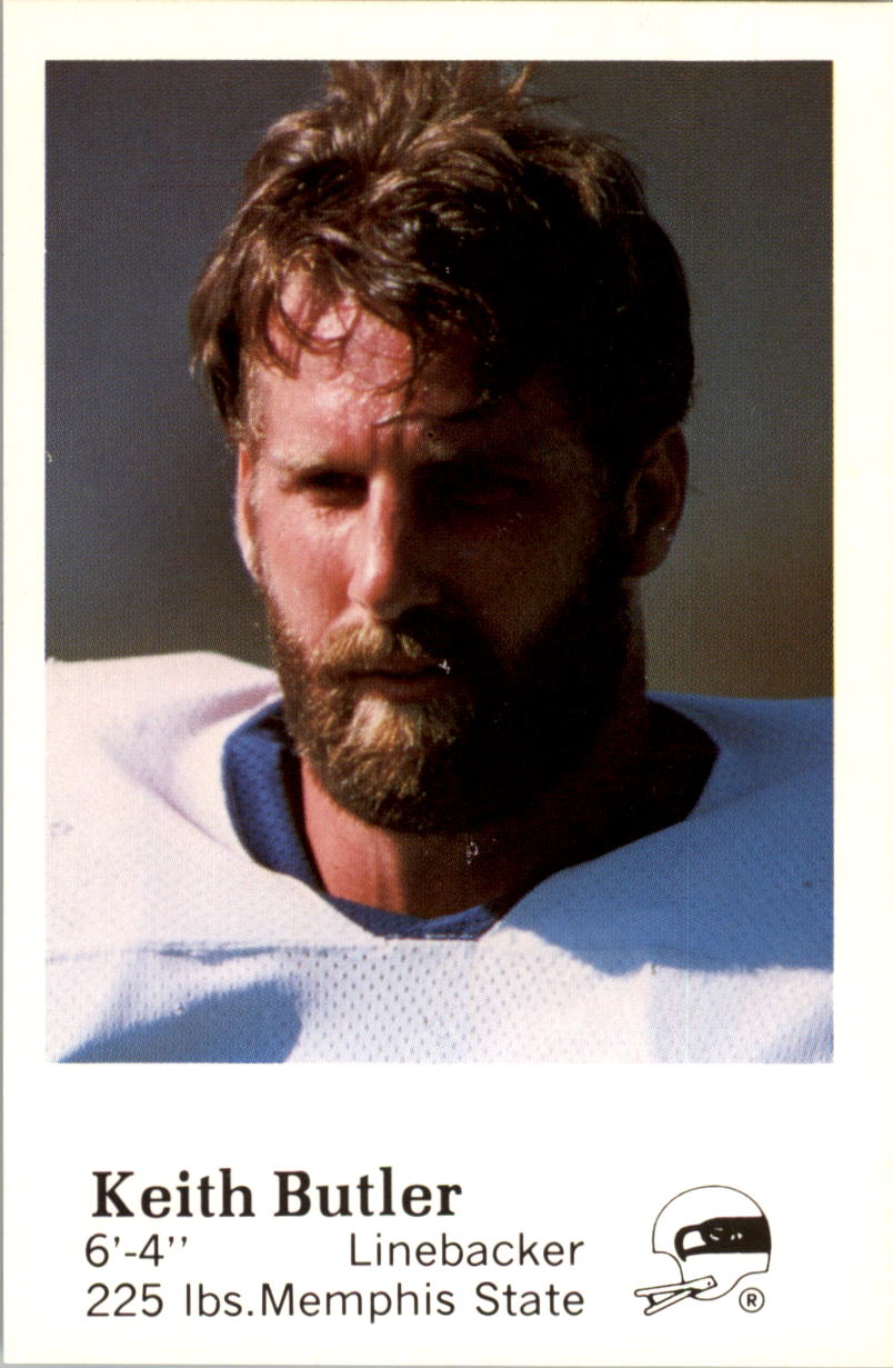 1982 Seahawks Police #16 Keith Butler