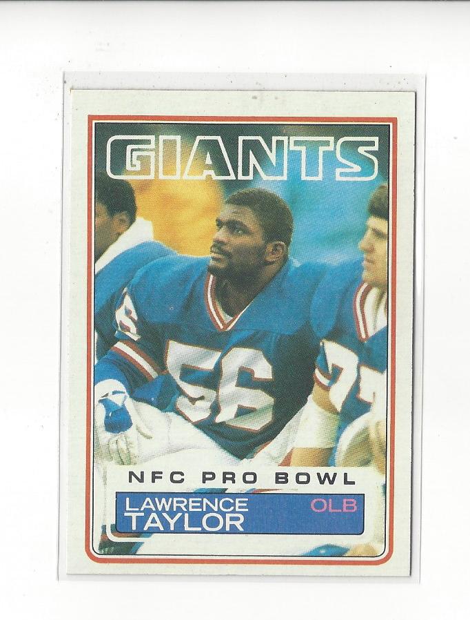 1983 Topps #133 Lawrence Taylor PB