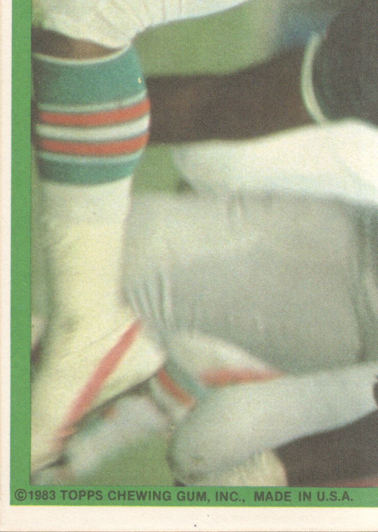 1983 Topps Sticker Inserts #29 Joe Theismann back image