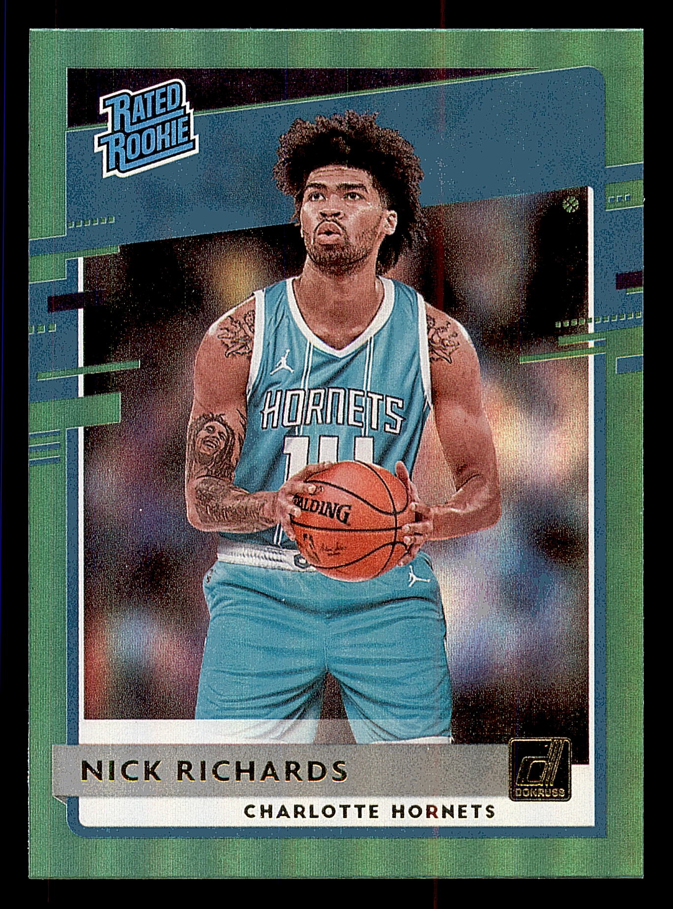 2020-21 Donruss Green Flood #222 Nick Richards RR