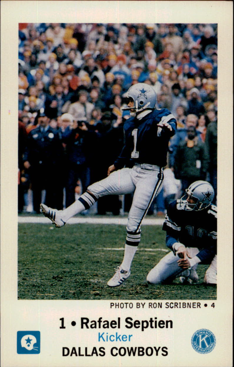 1986 Dallas Cowboys Football Player Kicker Rafael Septien Press Photo