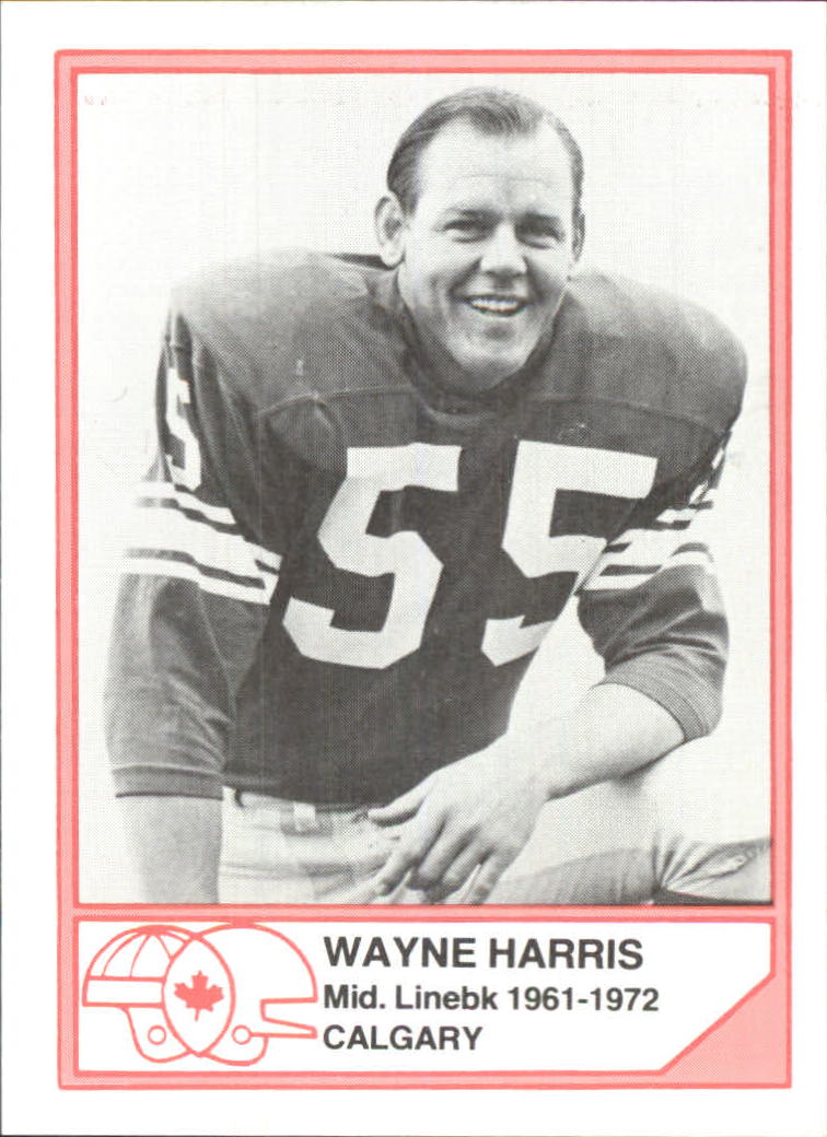 1983 JOGO Hall of Fame A #A16 Wayne Harris