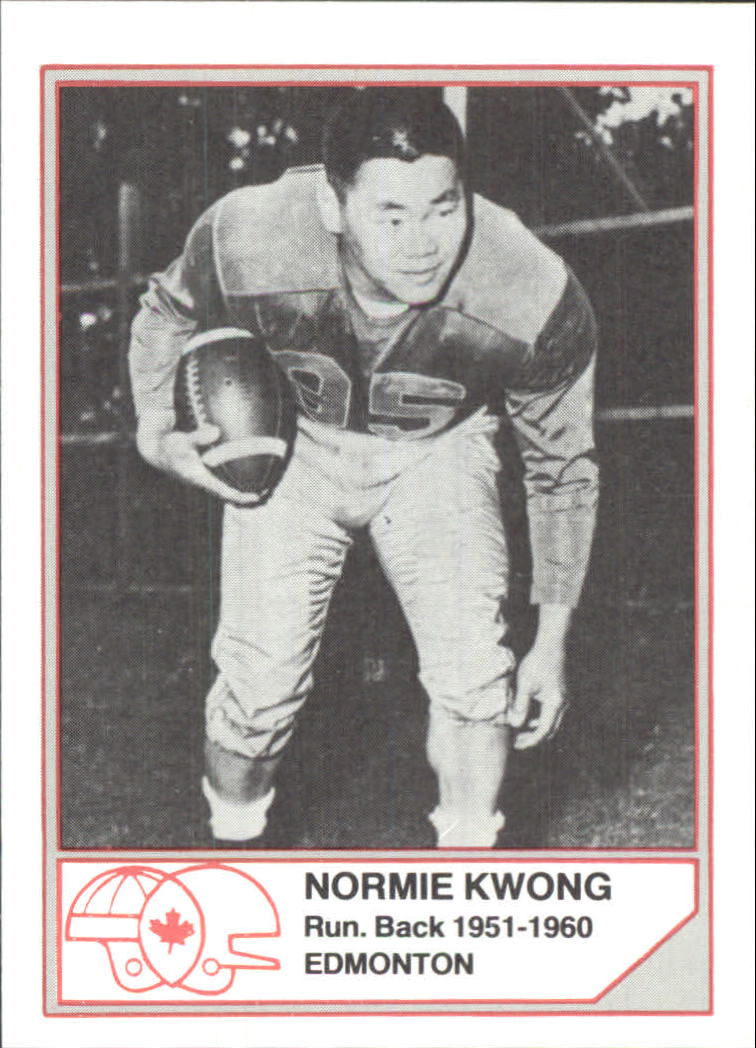 1983 JOGO Hall of Fame B #B18 Normie Kwong
