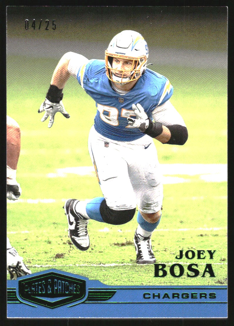 2020 Panini Plates and Patches Green #100 Joey Bosa