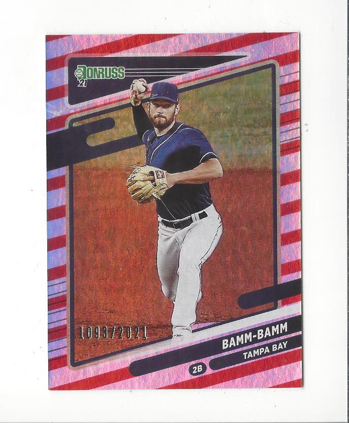 2021 Donruss Variations Red #155 Brandon Lowe