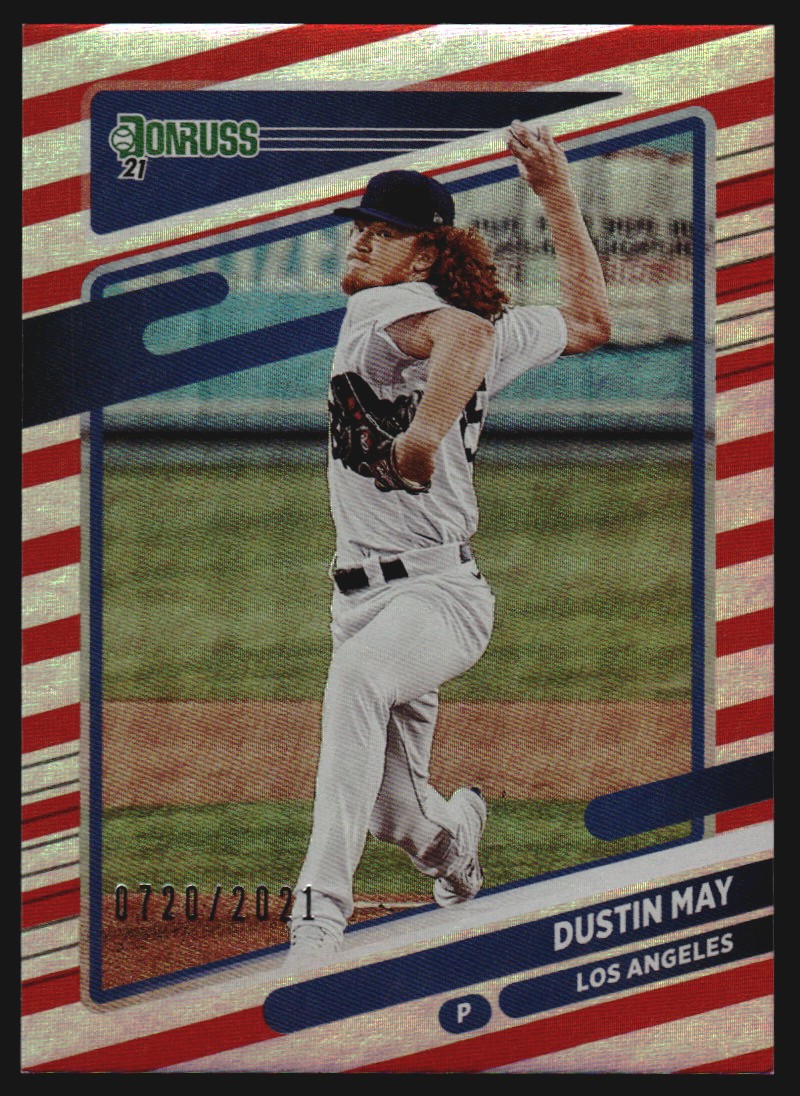 2021 Donruss Red #158 Dustin May