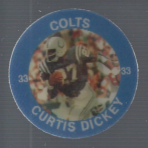 1984 7-Eleven Discs #E17 Curtis Dickey