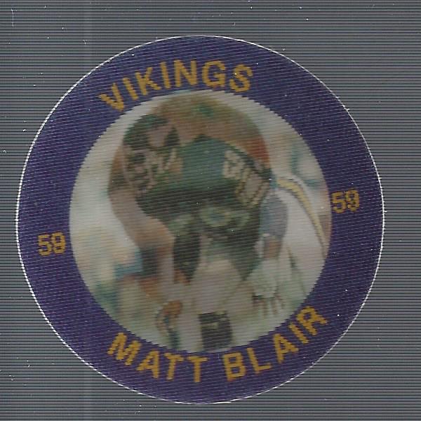 1984 7-Eleven Discs #W3 Matt Blair