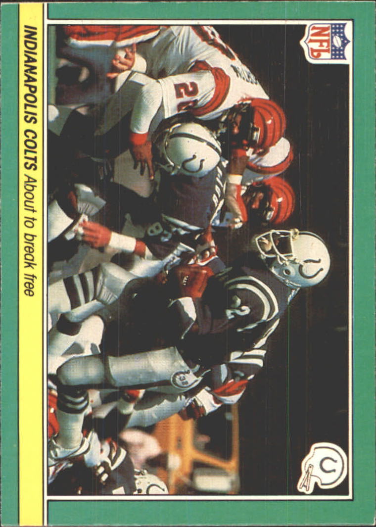 1984 Fleer Team Action #3 Indianapolis Colts