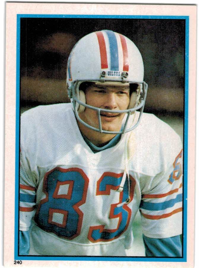 : 1982 Topps Football #93 Mike Barber Houston Oilers