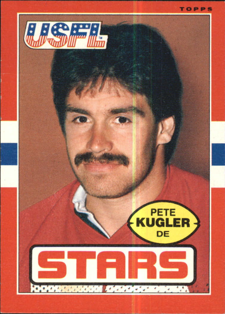 1985 Topps USFL #16 Pete Kugler XRC
