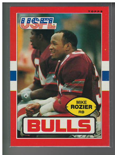1985 Topps USFL #55 Mike Rozier