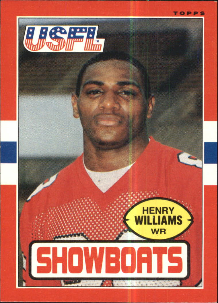 1985 Topps USFL #76 Gizmo Williams XRC
