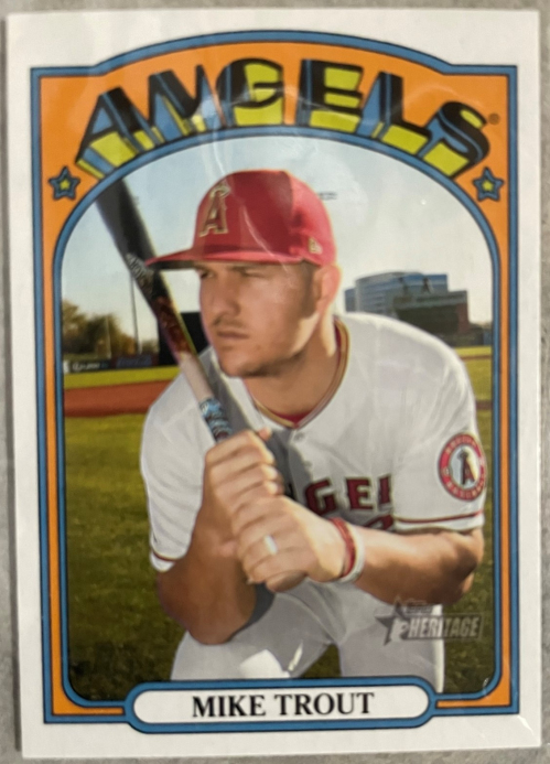 2021 Topps Heritage Mini #169 Mike Trout
