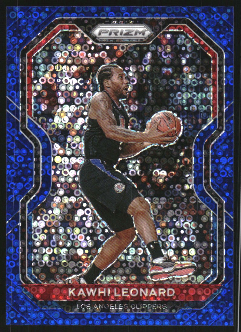 2020-21 Panini Prizm Prizms Fast Break Blue #209 Kawhi Leonard